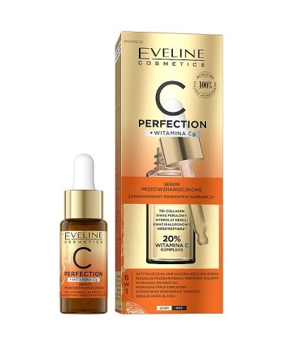  Eveline Cosmetics C-Perfection Serum przeciwzmarszczkowe z 20% witaminą C, 18 ml - Apteka internetowa Melissa  